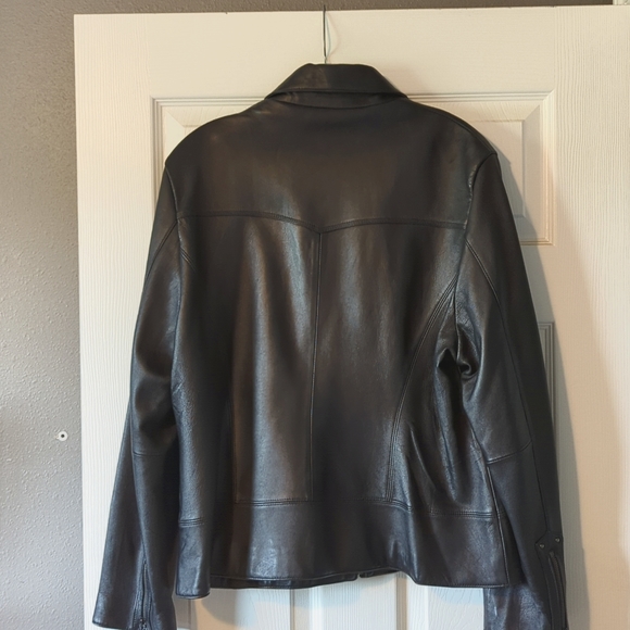 Wilsons Leather Black Leather Jacket - Picture 4 of 10